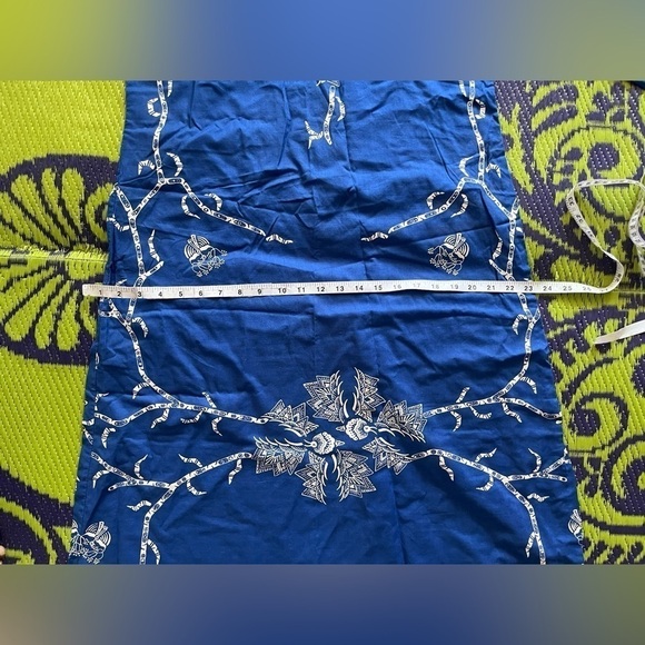 Vintage Bou Boudima Exotic Designs Kerchief Sleeve Maxi Dress 14  Single Stitch - Picture 12 of 14